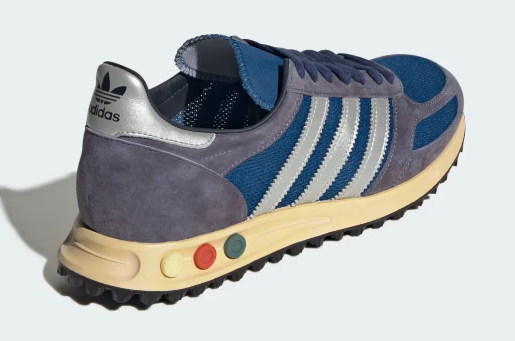 adidas LA Trainer 2028 Olympics: A Timeless Classic Returns 5 Interchangeable red white and blue heel plugs allow for personalized cushioning and pay homage to the United States. adidas