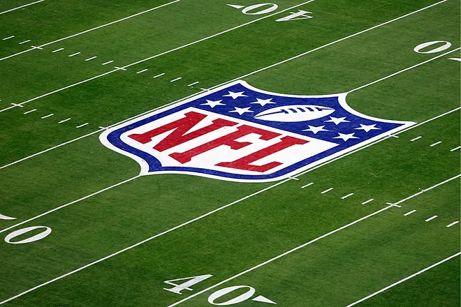 Why the NFL Has Banned Smelling Salts for the 2025 Season 3 The NFL logo is seen during the NFL Super Bowl 58 football game