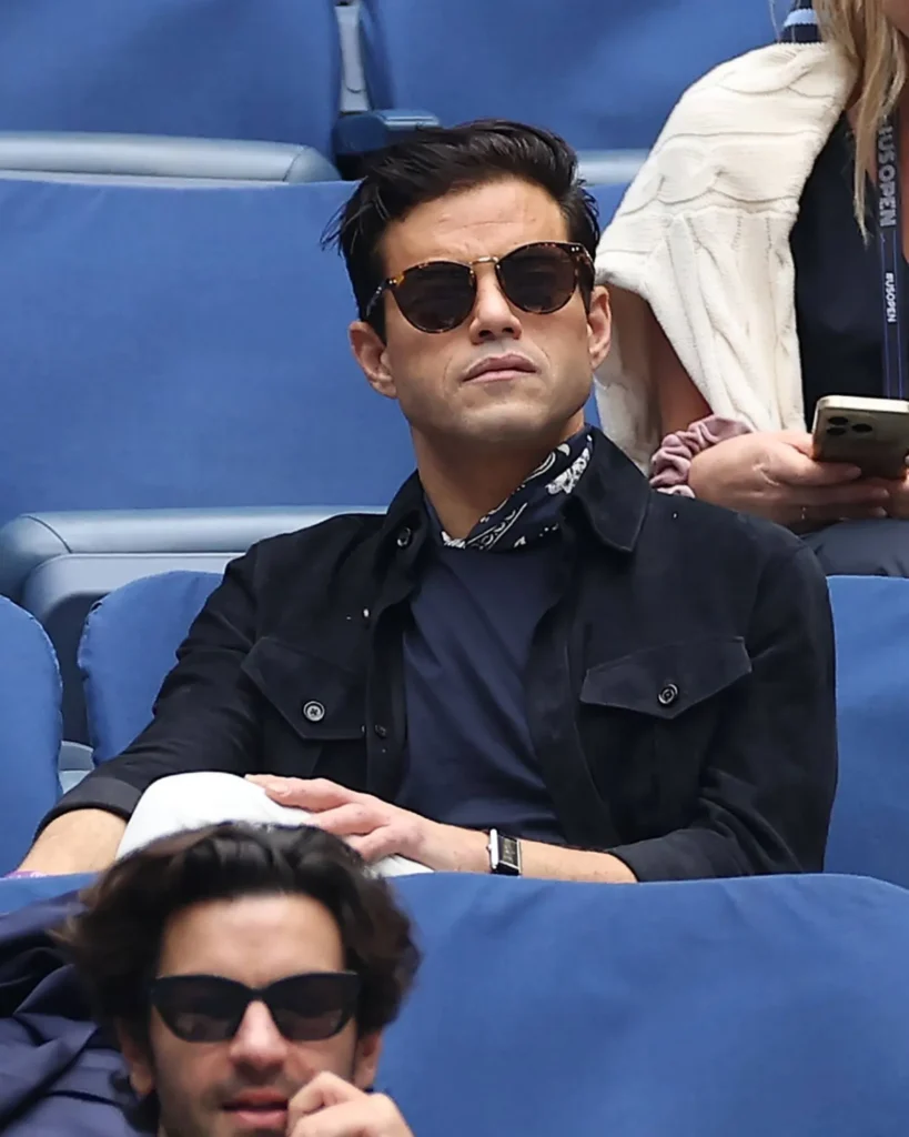 The Best Watches of the 2025 US Open: A Courtside Showcase of Luxury and Craftsmanship 16 Rami_Malek_en_US_Open_2025_GettyImages-2233213729 (1)