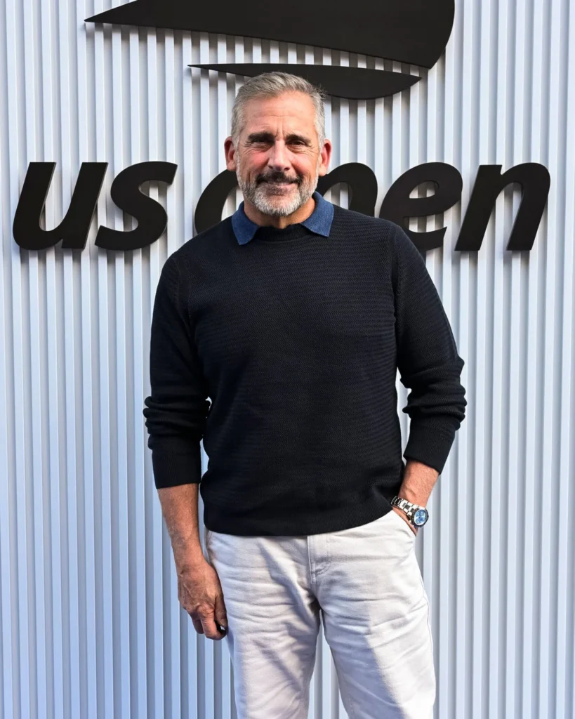 The Best Watches of the 2025 US Open: A Courtside Showcase of Luxury and Craftsmanship 4 Steve_Carell_en_US_Open_2025