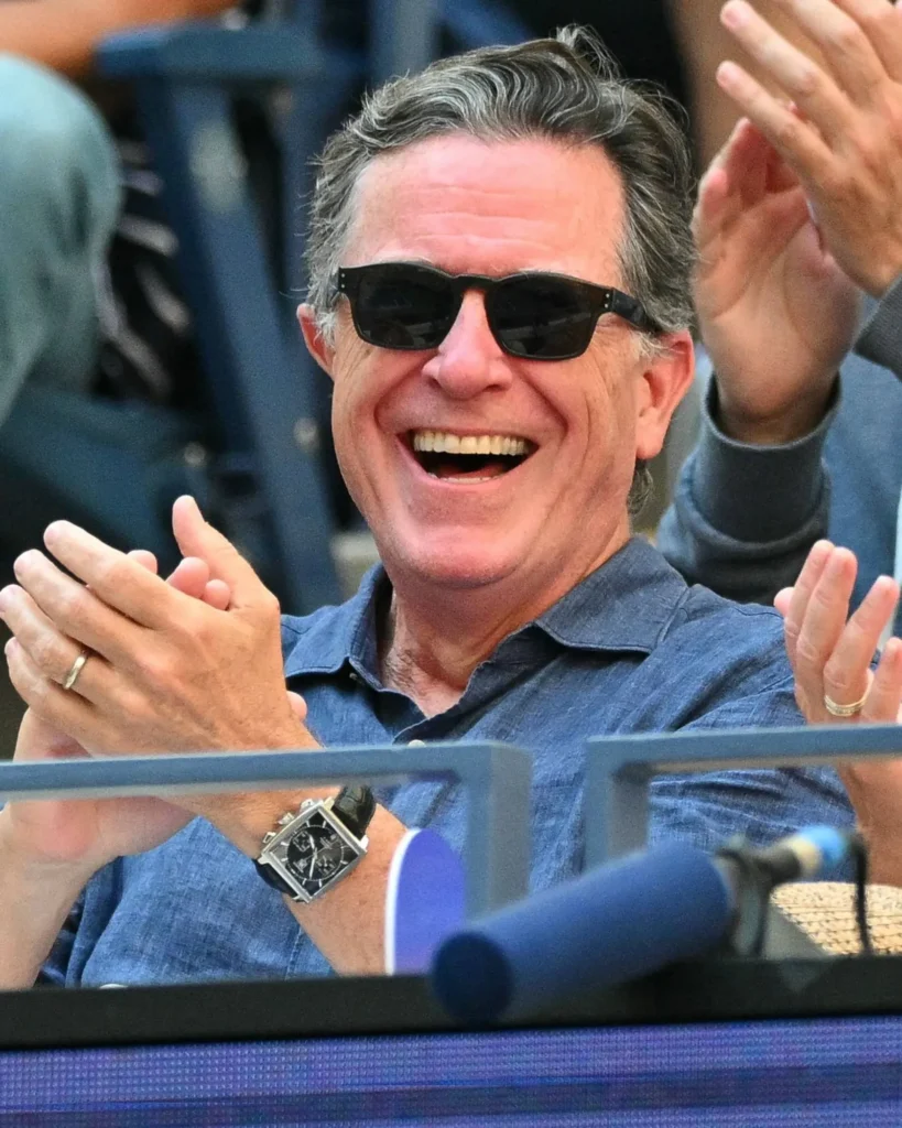 The Best Watches of the 2025 US Open: A Courtside Showcase of Luxury and Craftsmanship 15 Steven_Colbert_en_US_Open_2025_GettyImages-2232509257 (1)